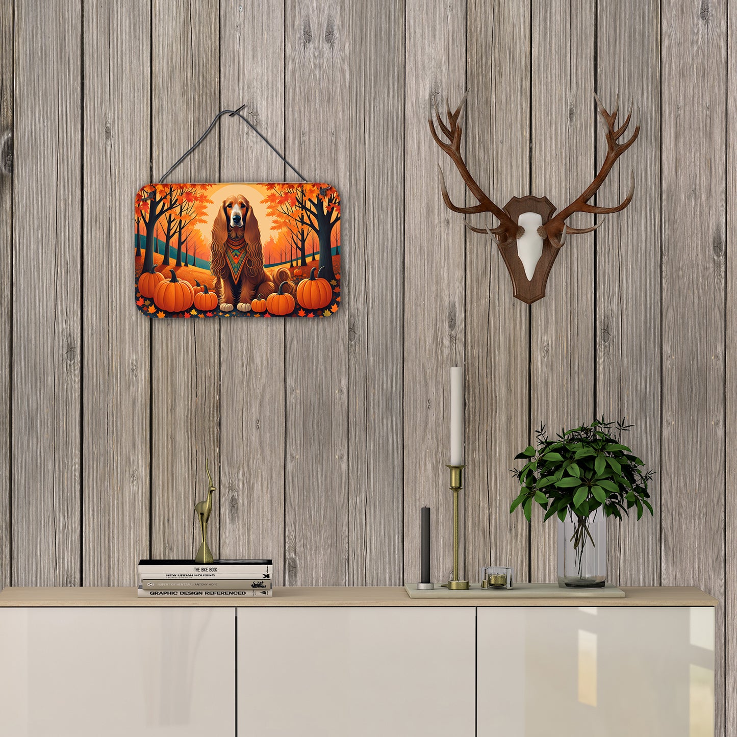 Afghan Hound Fall Wall or Door Hanging Prints