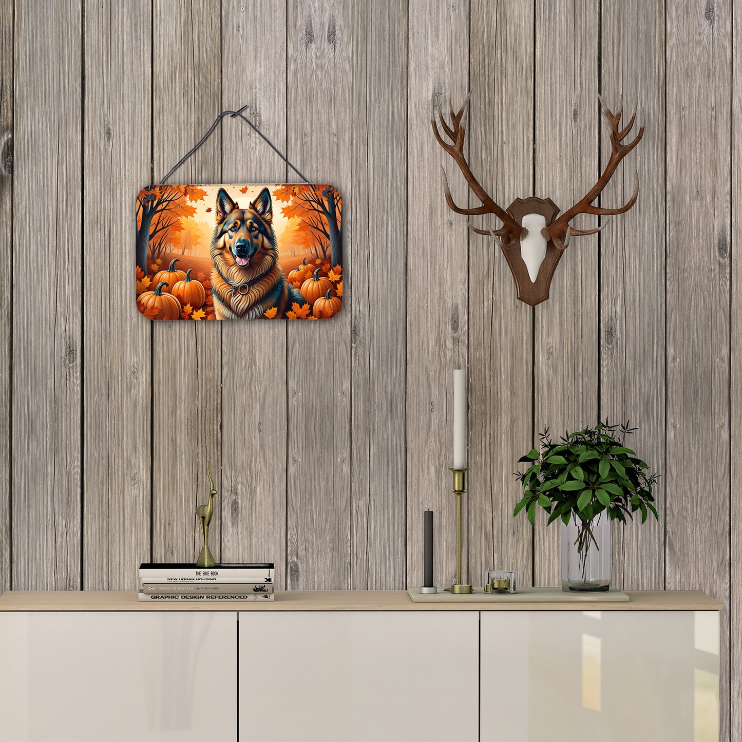 Belgian Tervuren Fall Wall or Door Hanging Prints