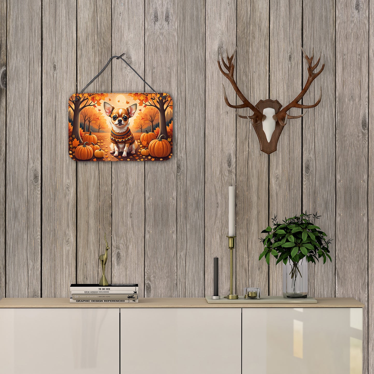 Chihuahua Fall Wall or Door Hanging Prints