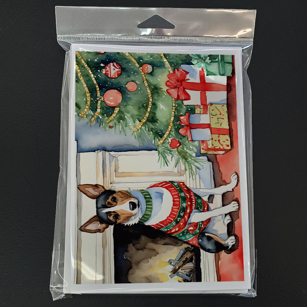 Basenji Christmas Greeting Cards Pack of 8