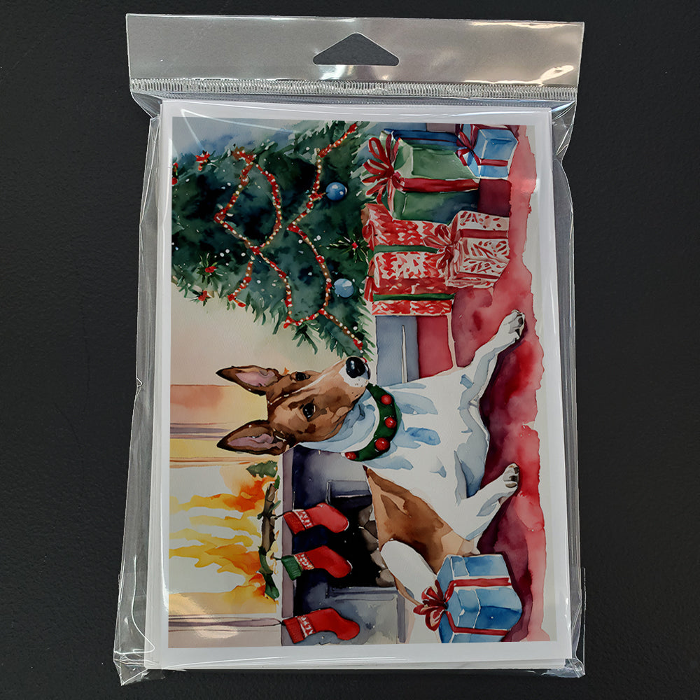 Basenji Christmas Greeting Cards Pack of 8
