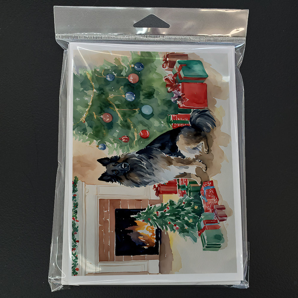 Belgian Tervuren Christmas Greeting Cards Pack of 8