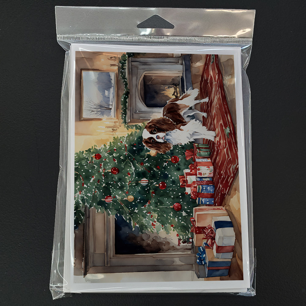 Cavalier Spaniel Christmas Greeting Cards Pack of 8