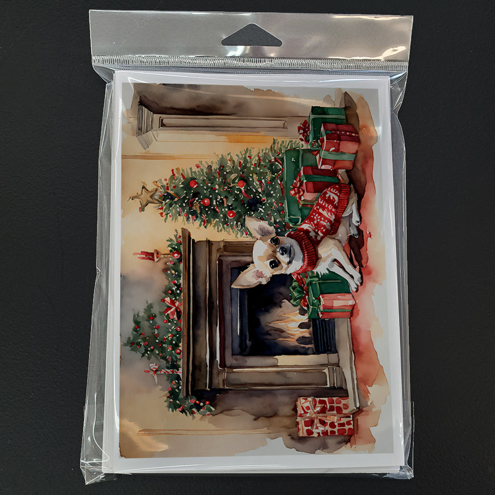 Chihuahua Christmas Greeting Cards Pack of 8