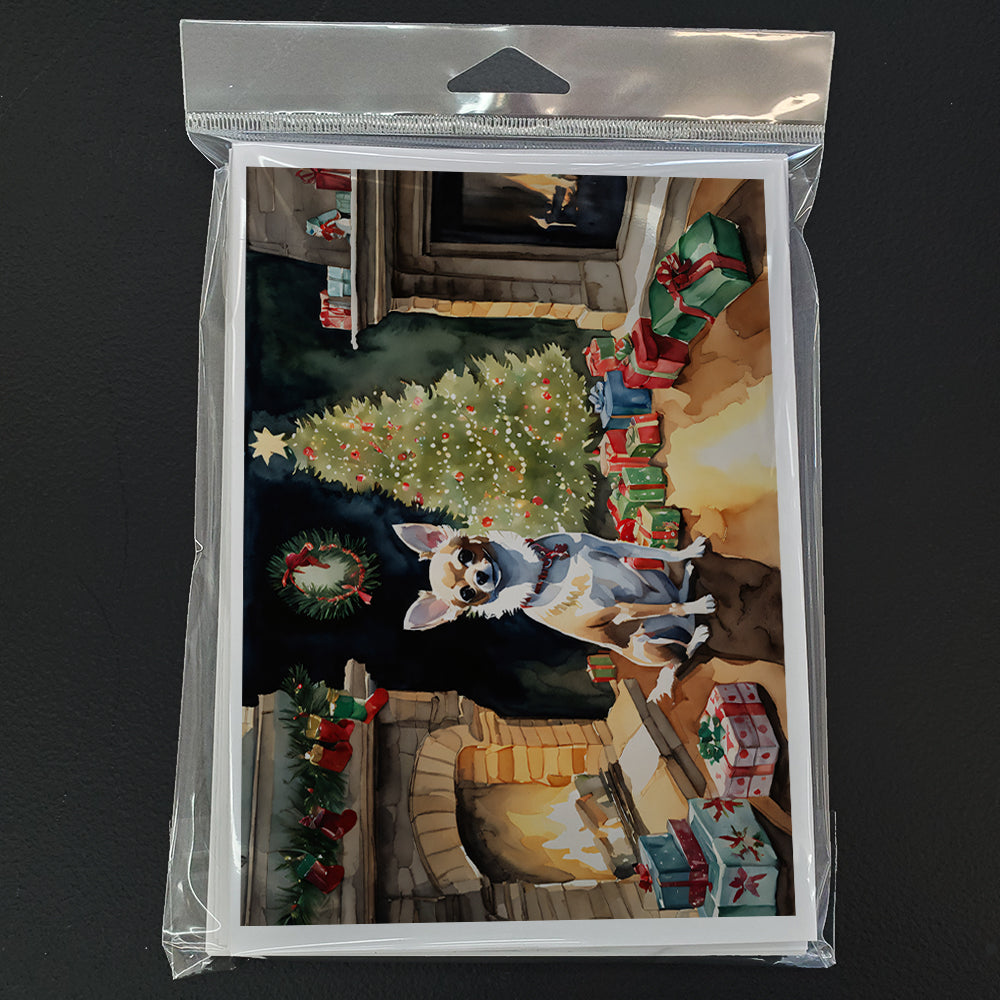 Chihuahua Christmas Greeting Cards Pack of 8