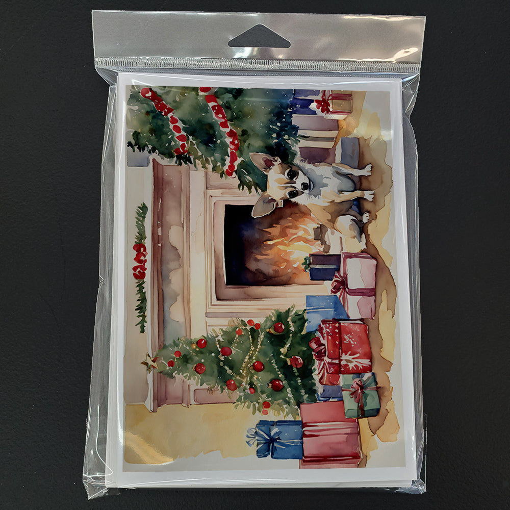 Chihuahua Christmas Greeting Cards Pack of 8