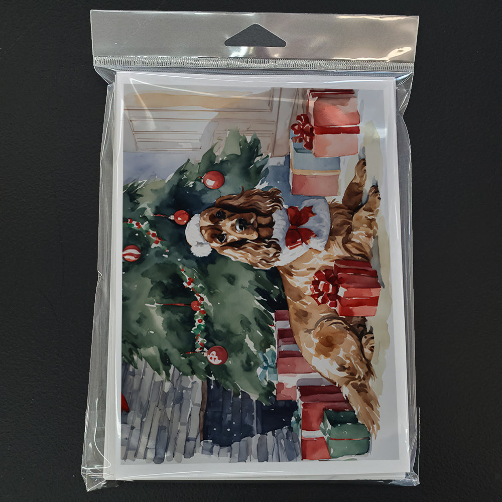 Cocker Spaniel Christmas Greeting Cards Pack of 8