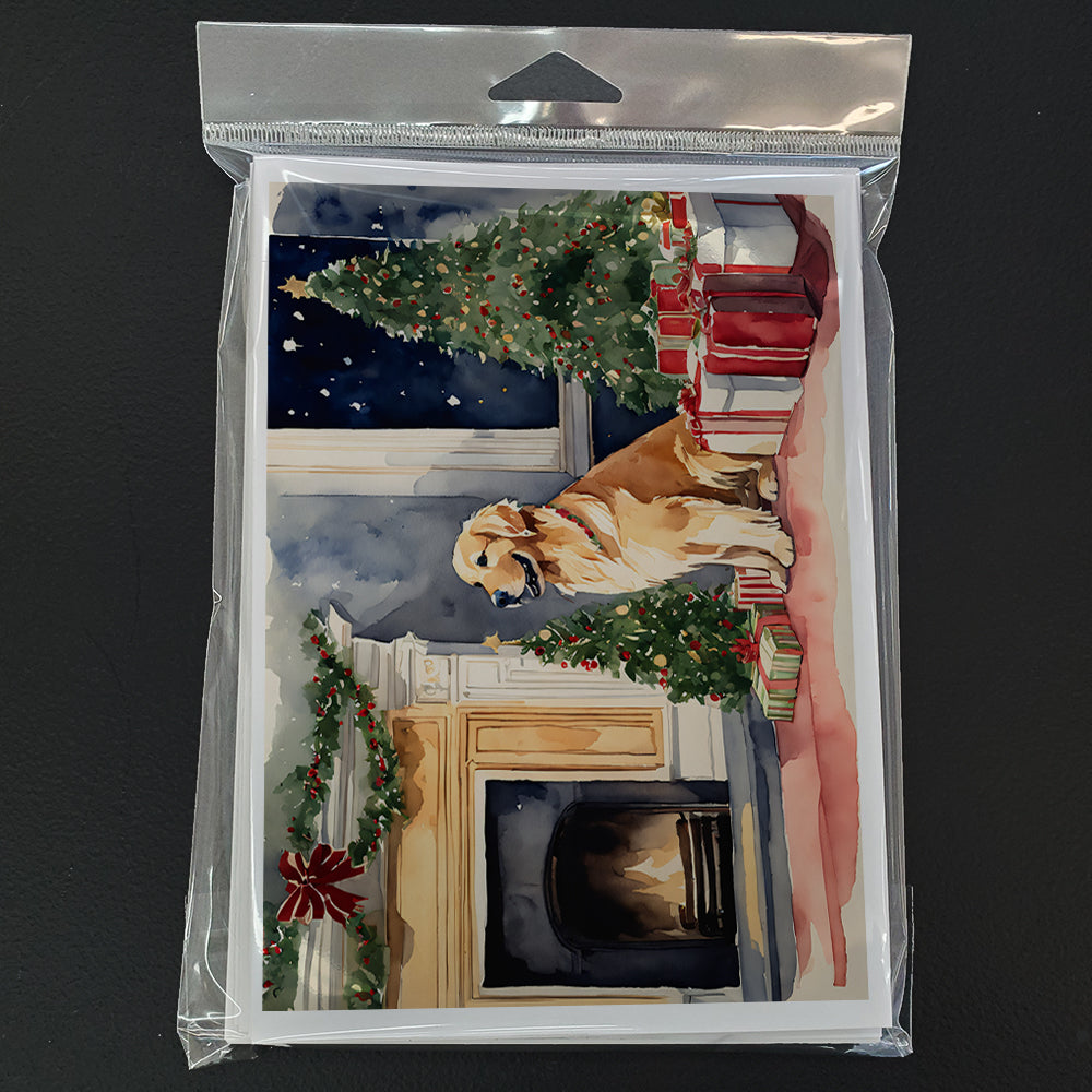 Golden Retriever Christmas Greeting Cards Pack of 8