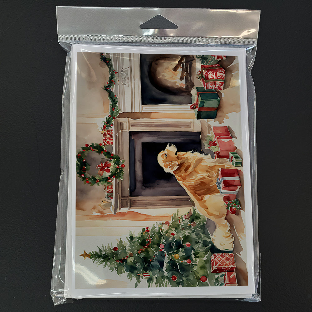 Golden Retriever Christmas Greeting Cards Pack of 8