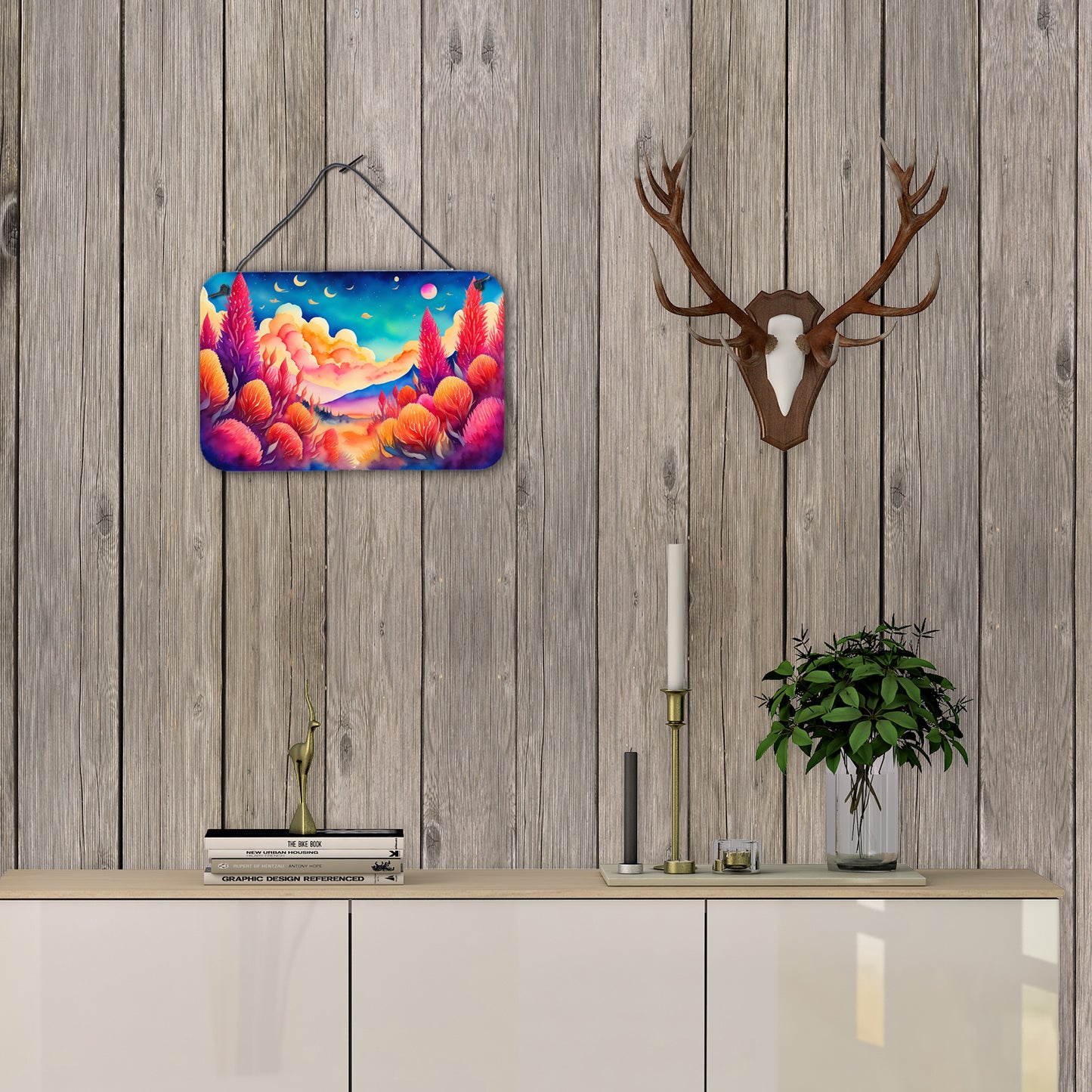 Celosia in Color Wall or Door Hanging Prints