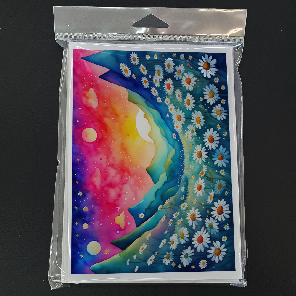 Daisies in Color Greeting Cards Pack of 8
