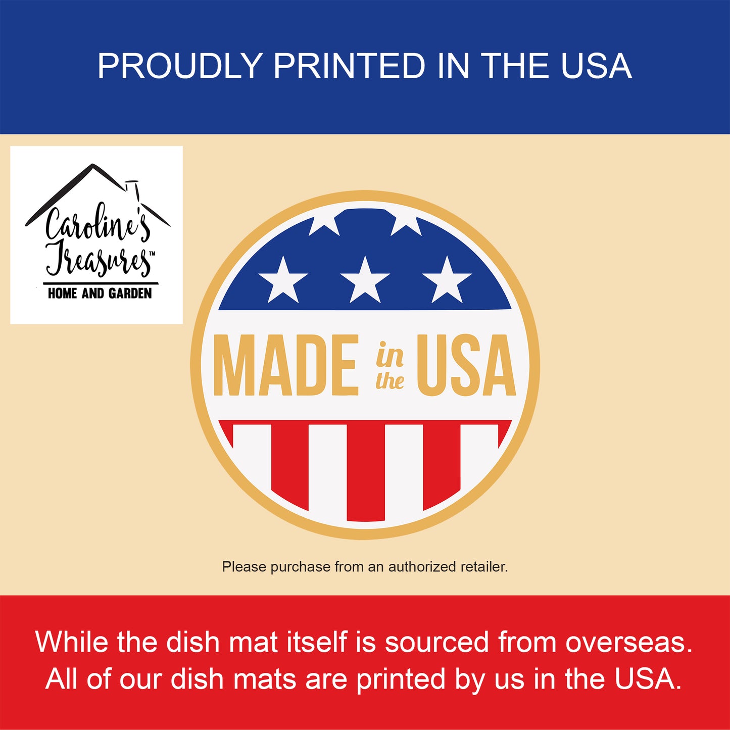 Florida Orange Blossom in Watercolor Dish Drying Mat