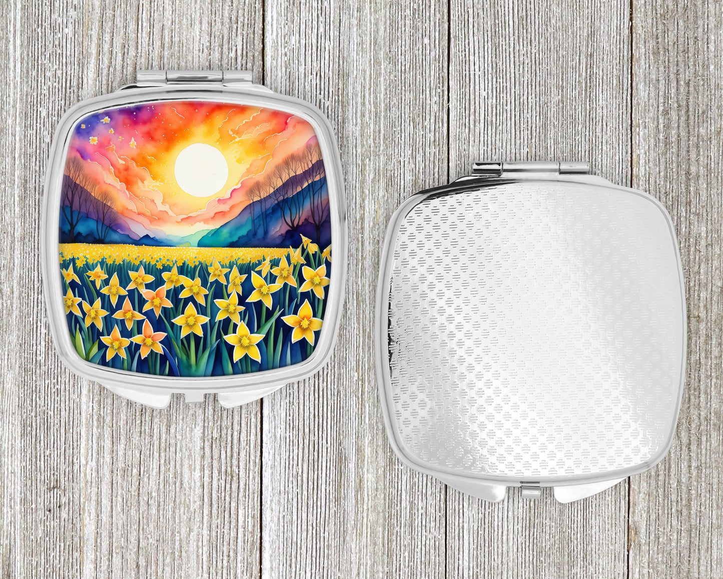 Colorful Daffodils Compact Mirror