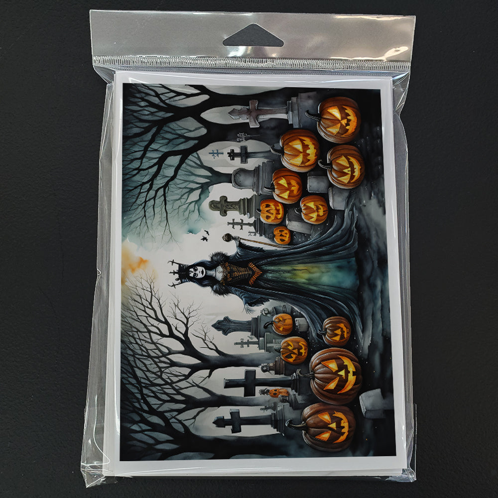 Evil Queen Spooky Halloween Greeting Cards Pack of 8