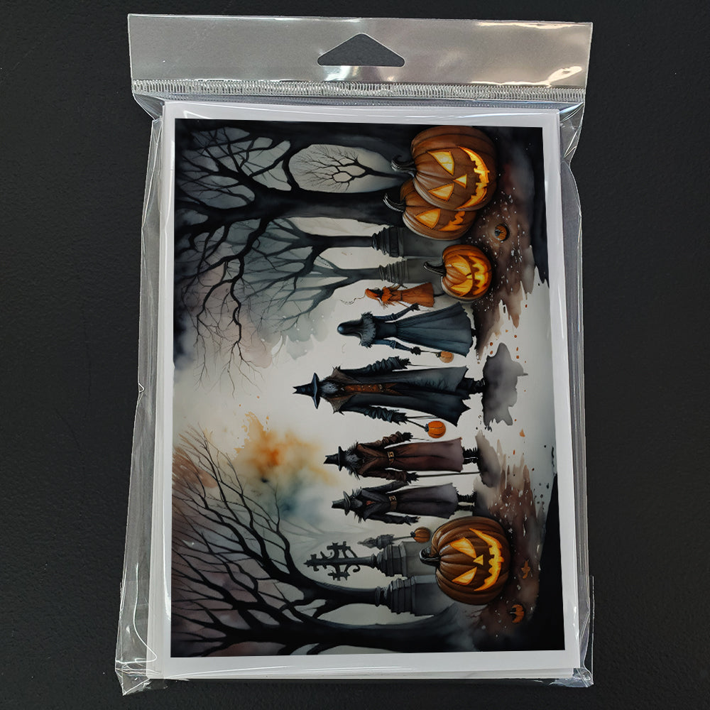Vampires Spooky Halloween Greeting Cards Pack of 8