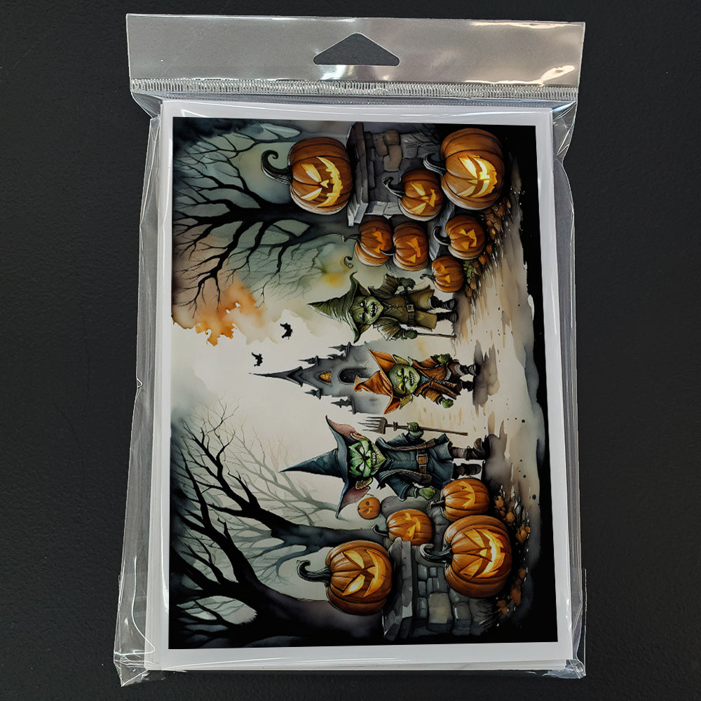 Goblins Spooky Halloween Greeting Cards Pack of 8