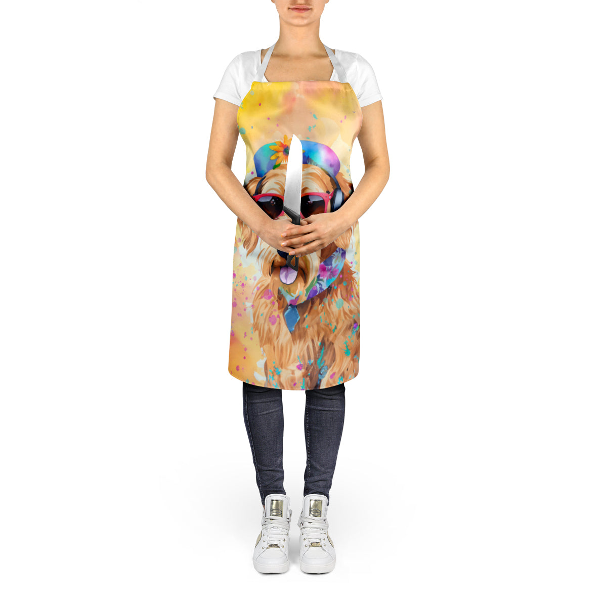Airedale Terrier Hippie Dawg Apron