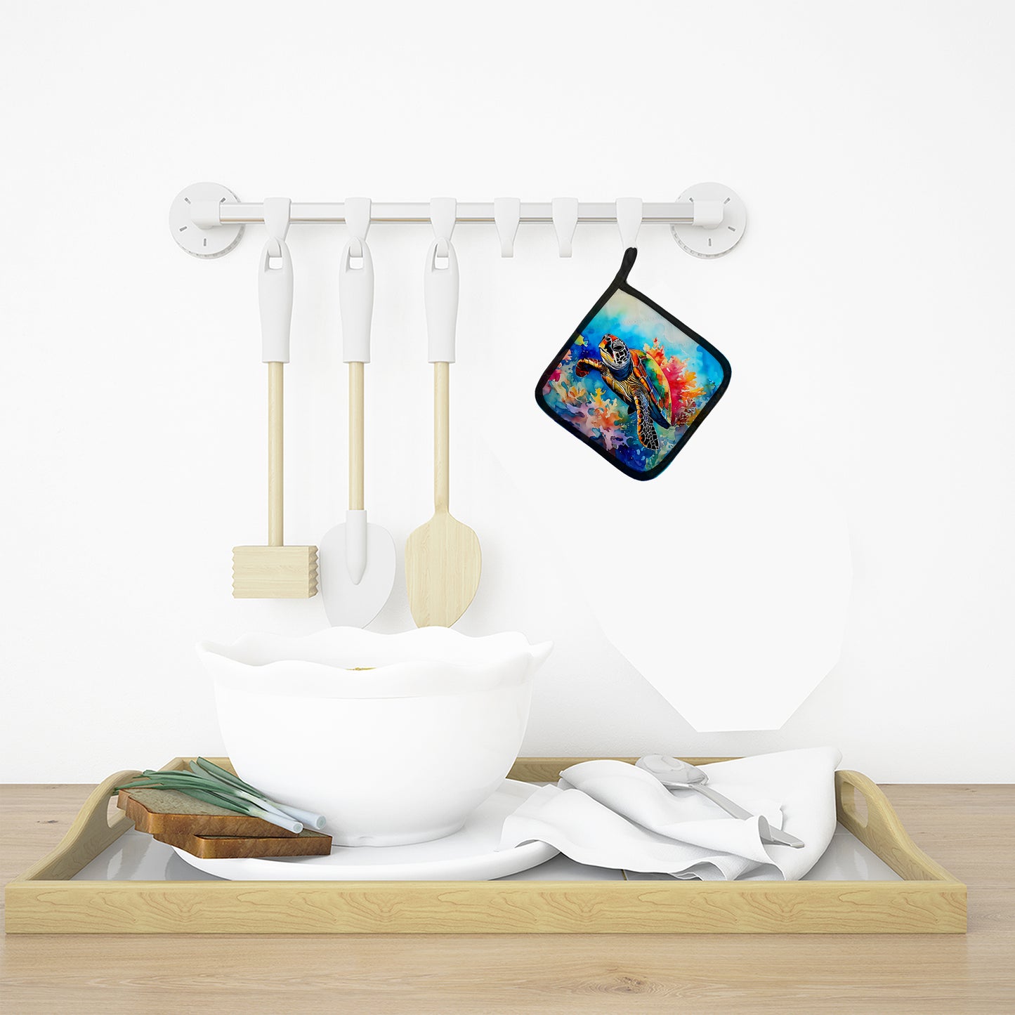 Loggerhead Sea Turtle Pair of Pot Holders