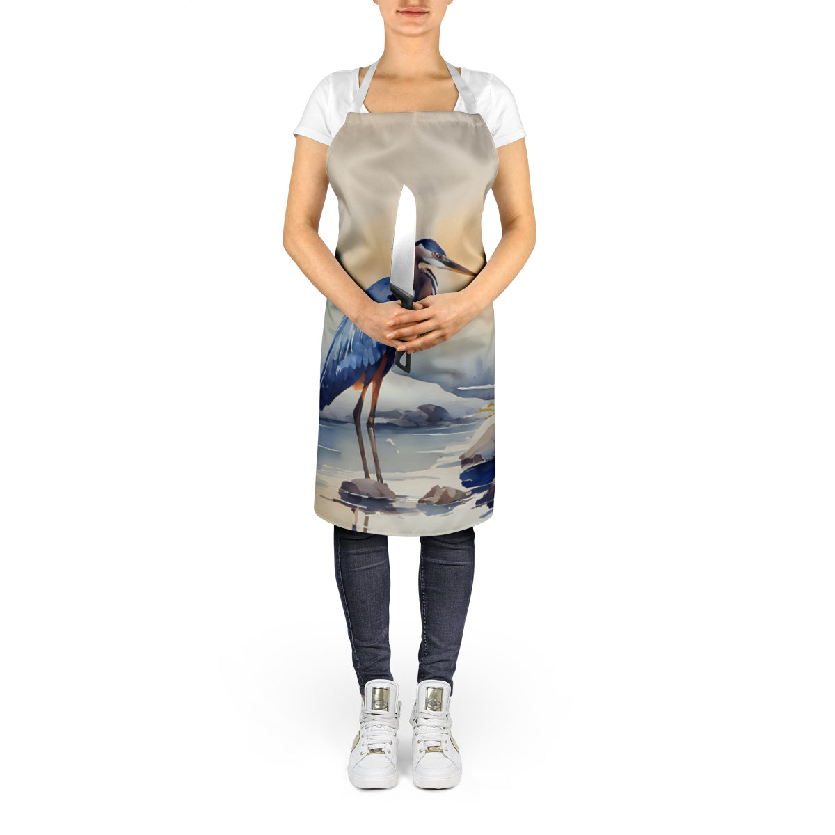 Blue Heron Apron