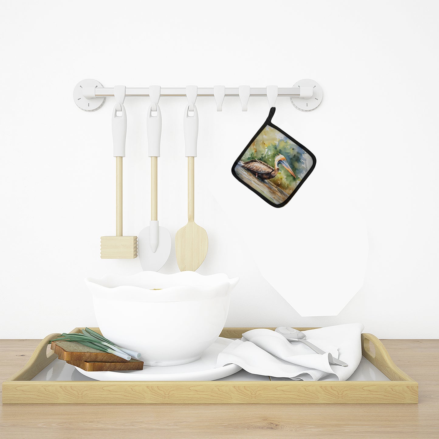 Pelican Pair of Pot Holders