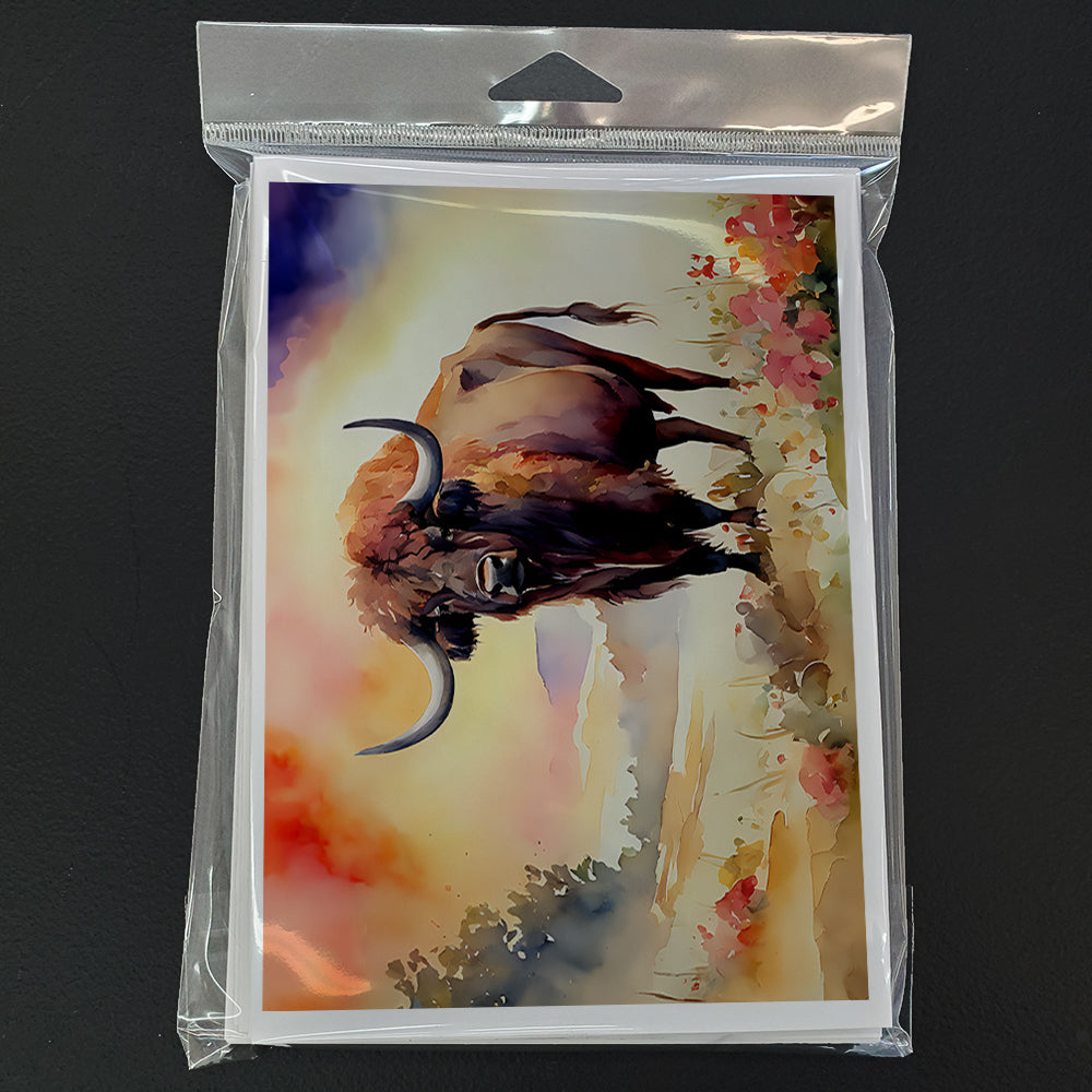 Buffalo Greeting Cards Pack of 8