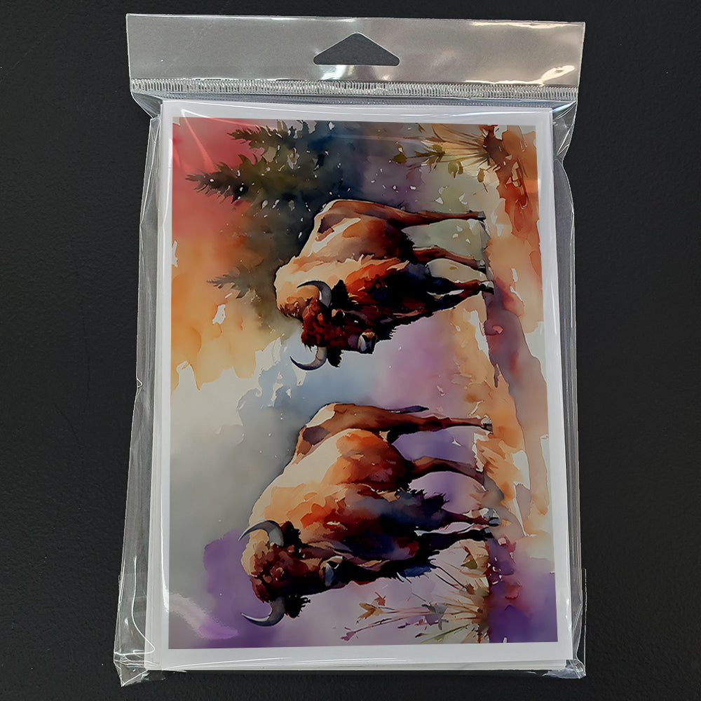 Buffalo Greeting Cards Pack of 8