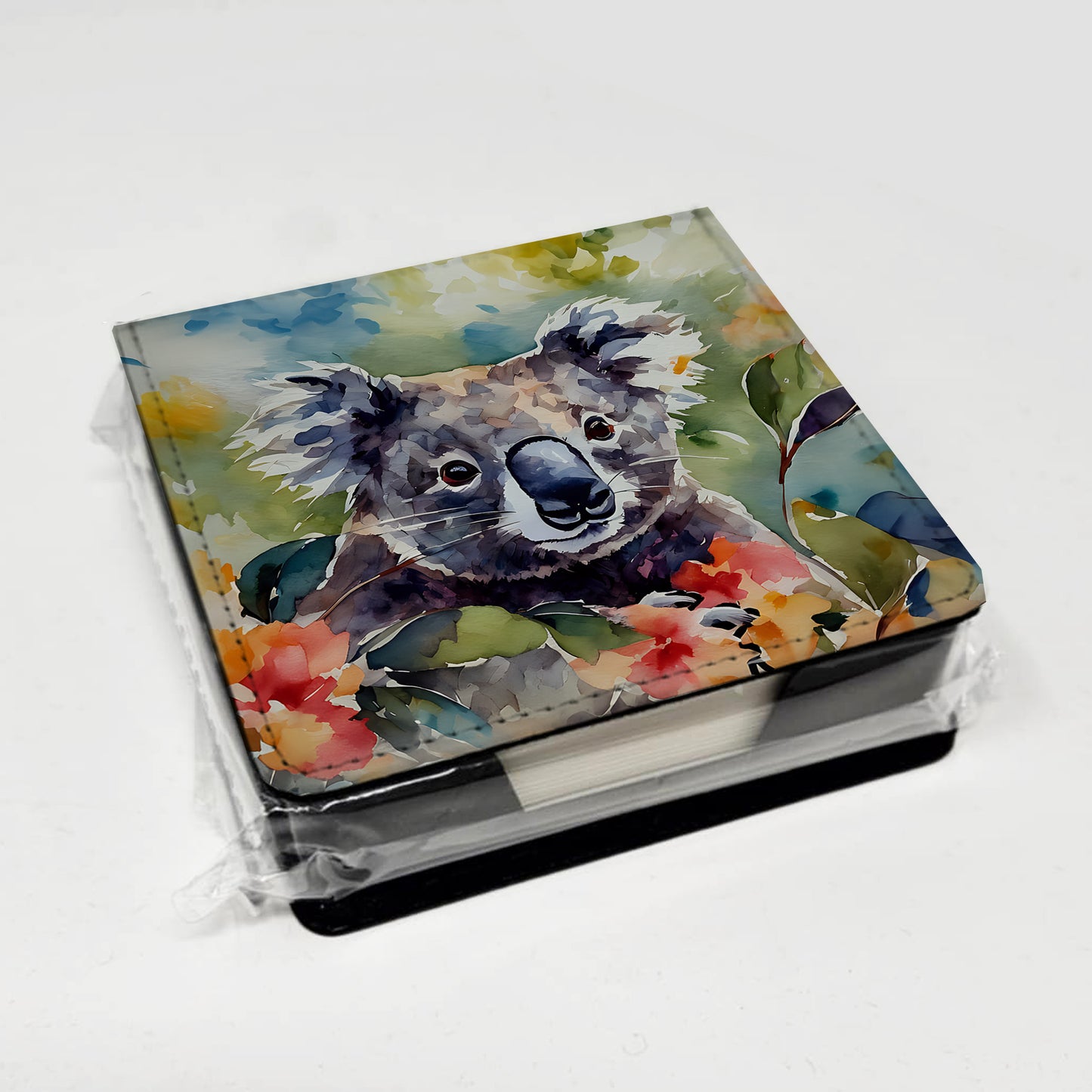 Koala PU Leather Note Paper Holder