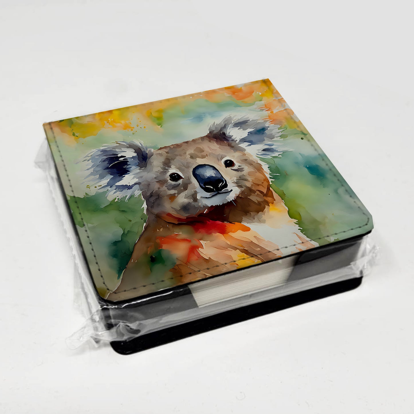 Koala PU Leather Note Paper Holder