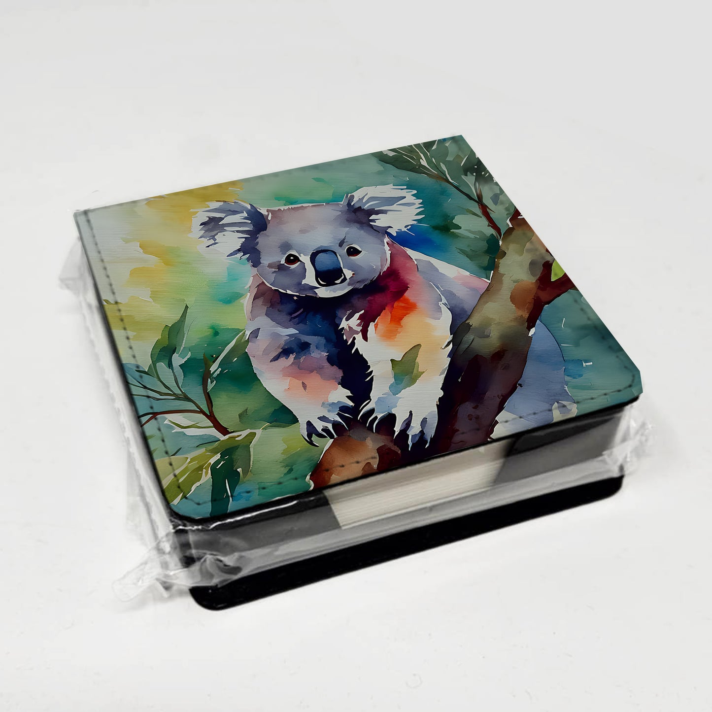 Koala PU Leather Note Paper Holder