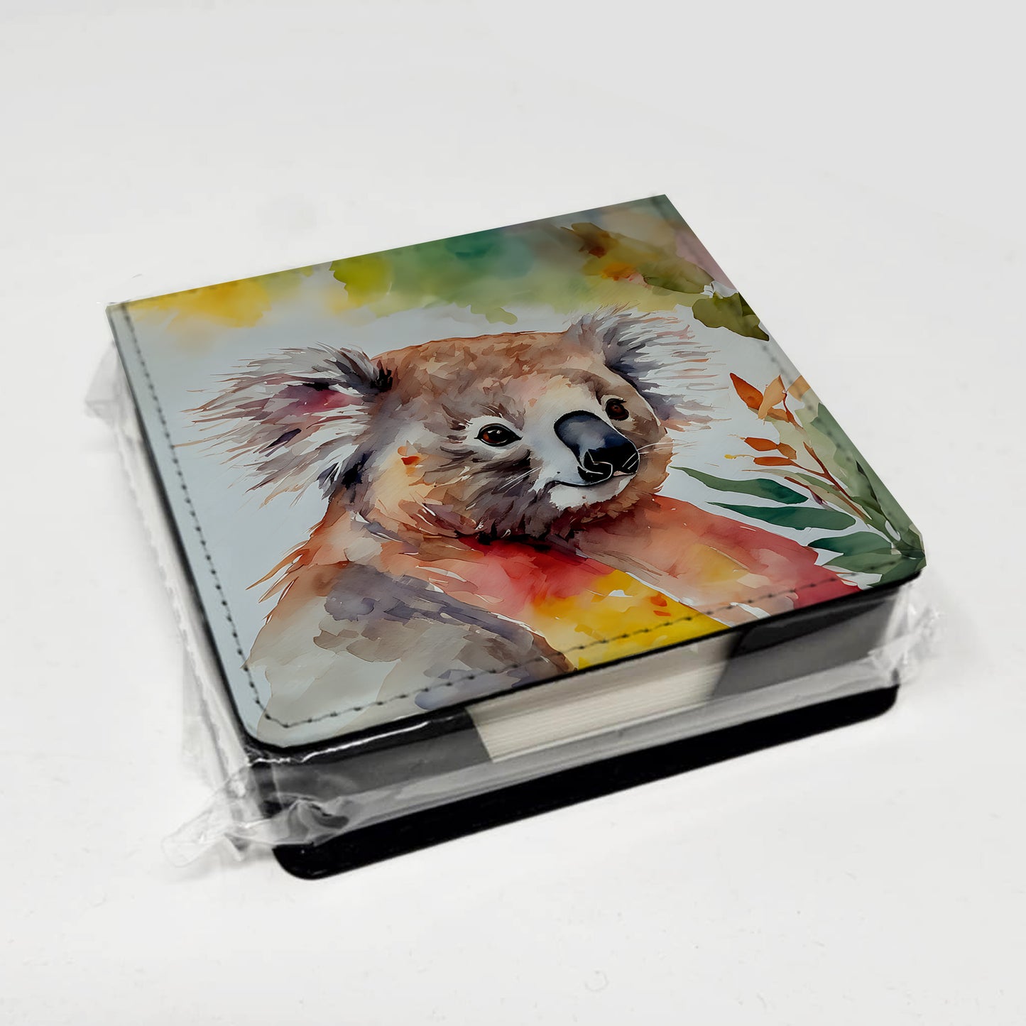 Koala PU Leather Note Paper Holder
