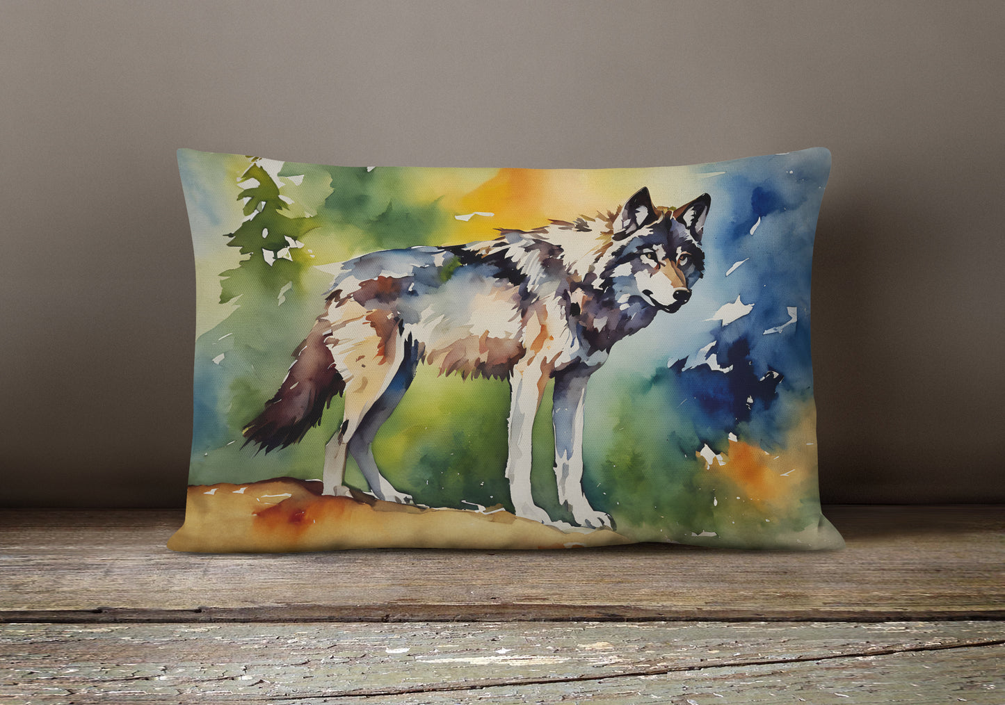 Wolves Wolf Throw Pillow