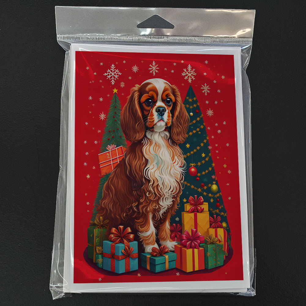 Cavalier Spaniel Holiday Christmas Greeting Cards Pack of 8