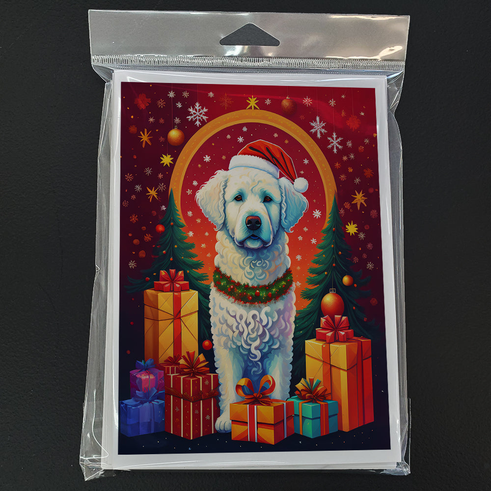 Kuvasz Holiday Christmas Greeting Cards Pack of 8