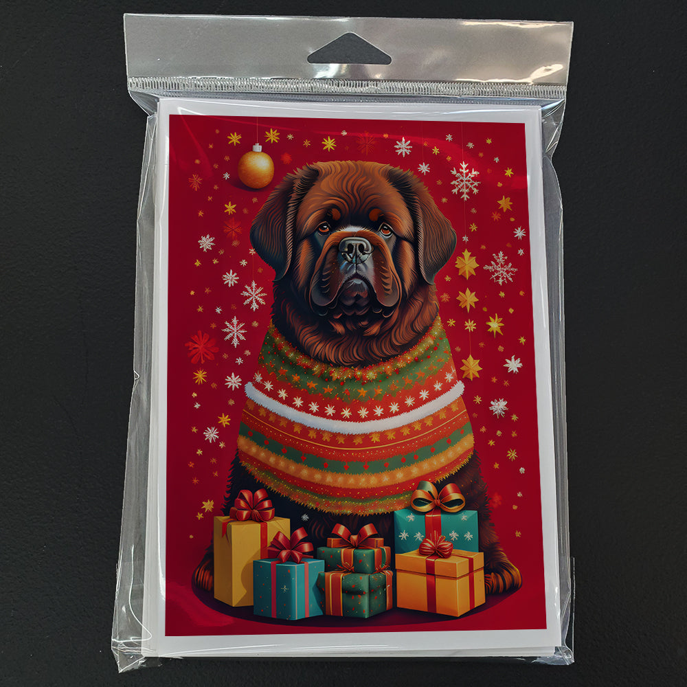 Newfoundland Holiday Christmas Greeting Cards Pack of 8