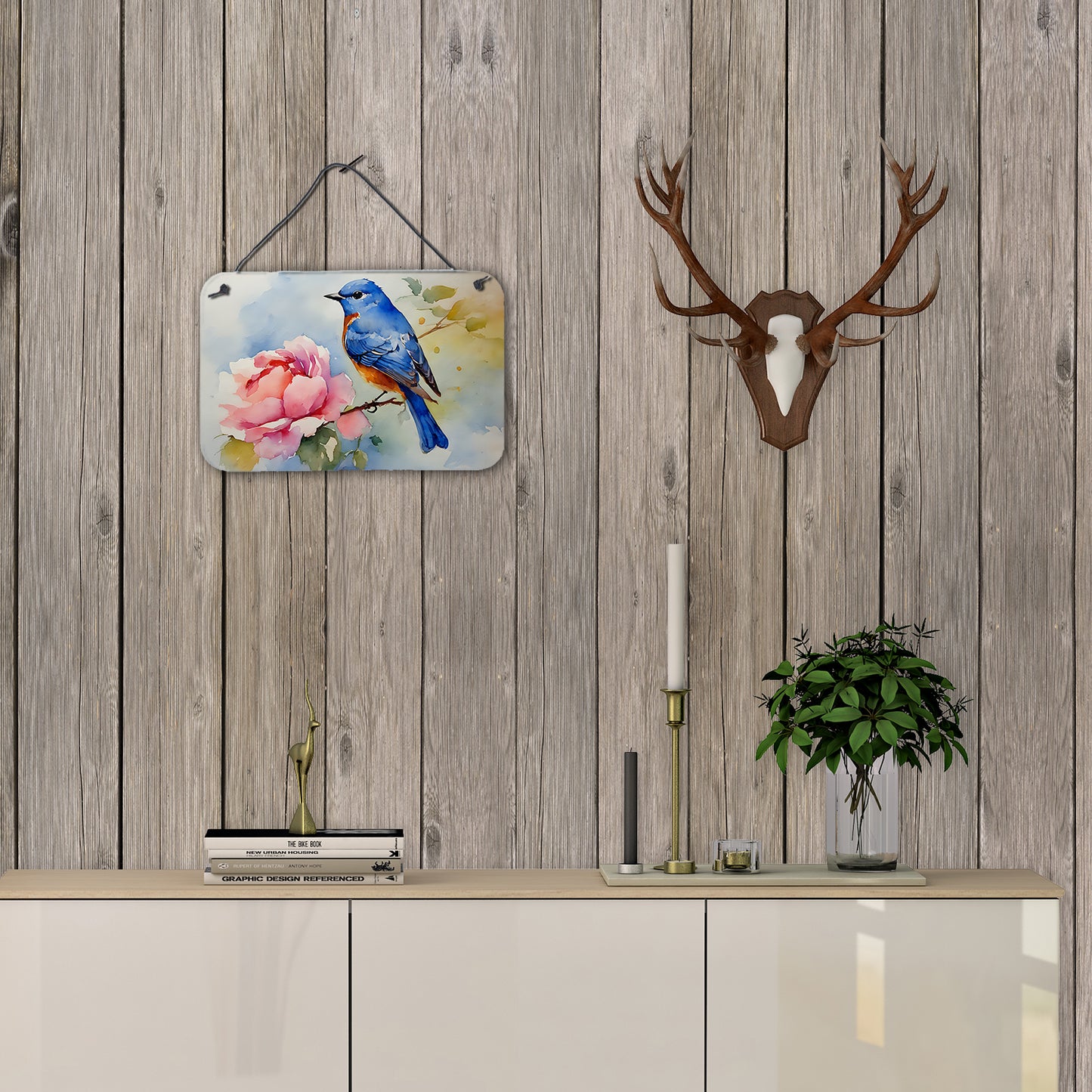 Bluebird Wall or Door Hanging Prints