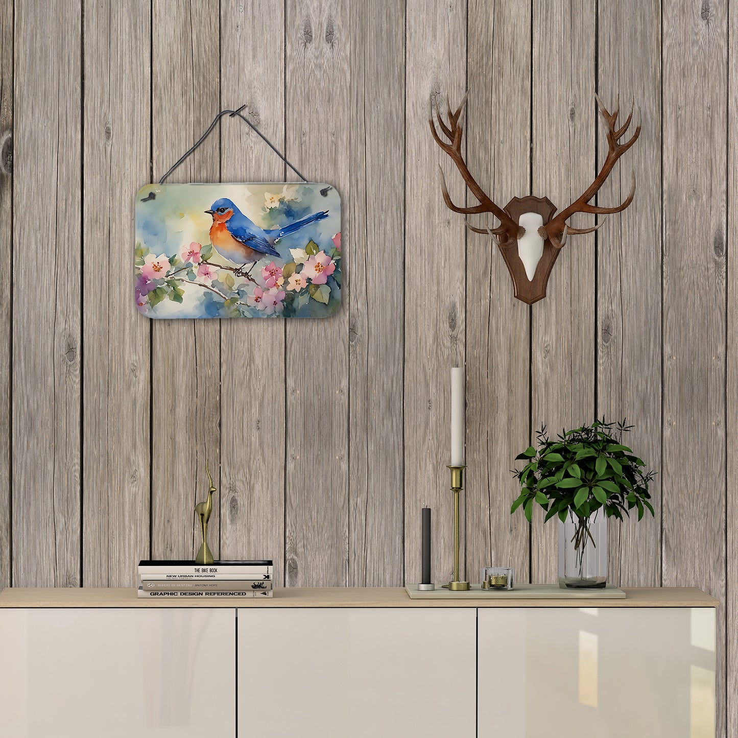 Bluebird Wall or Door Hanging Prints