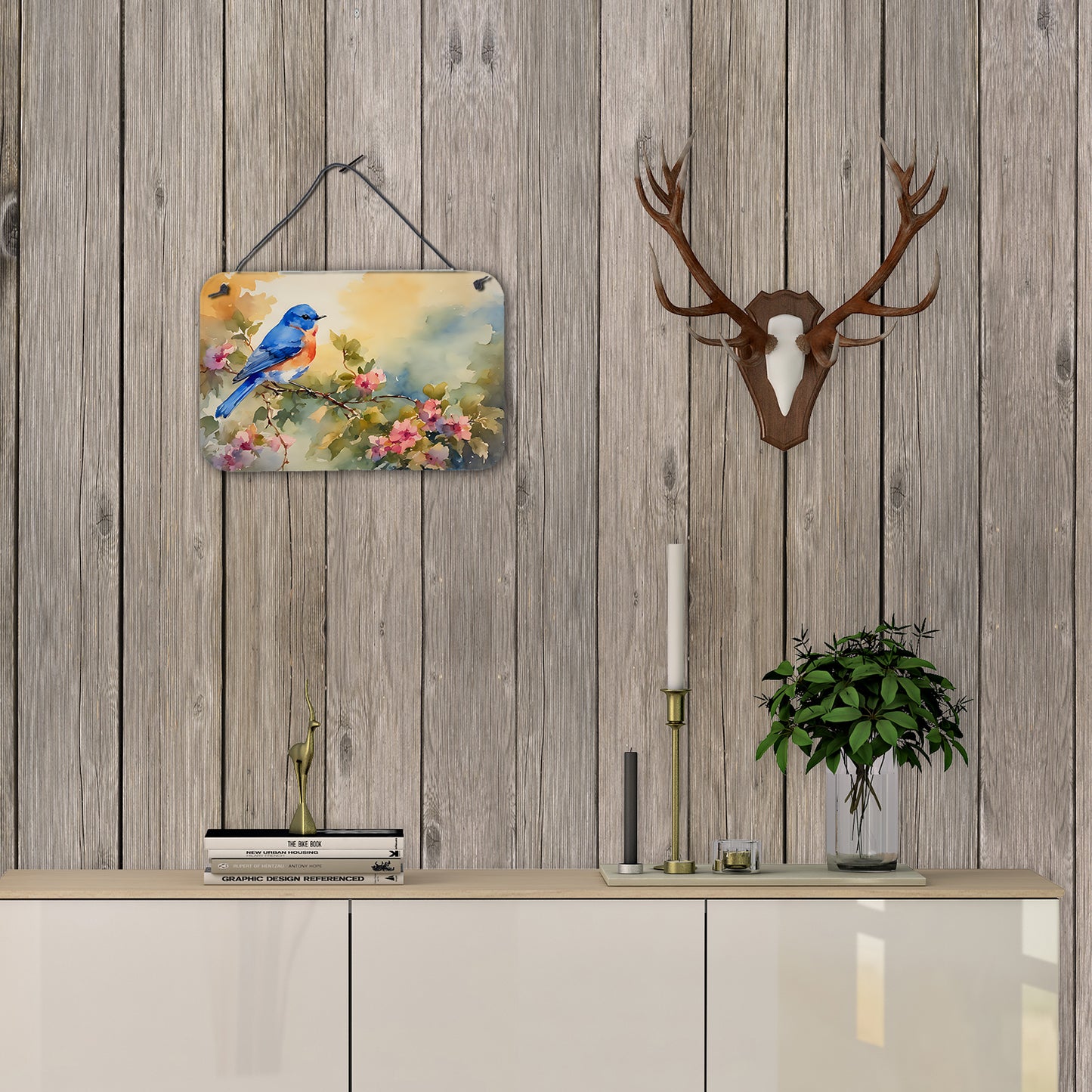 Bluebird Wall or Door Hanging Prints