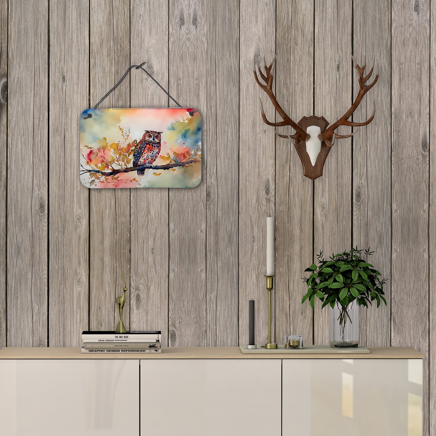 Elf Owl Wall or Door Hanging Prints