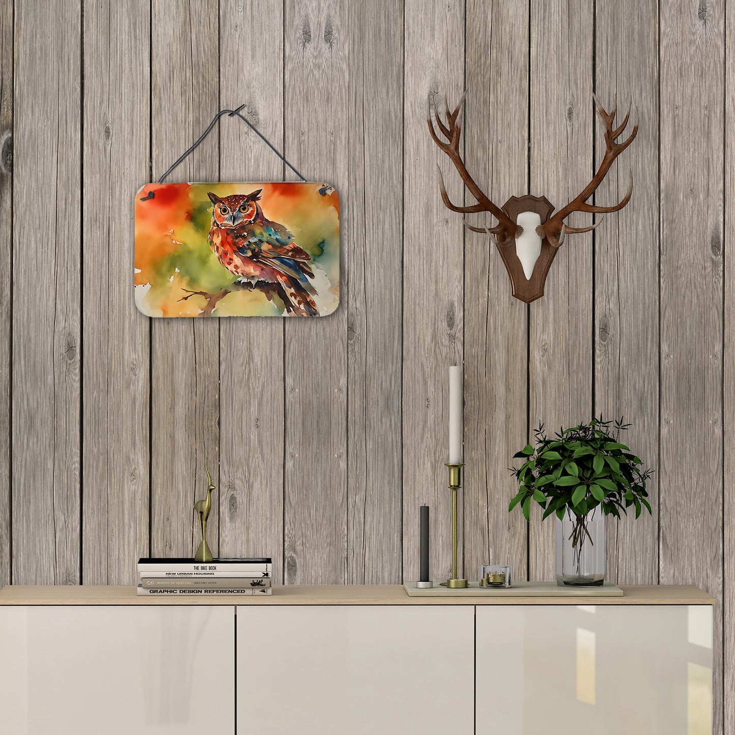 Elf Owl Wall or Door Hanging Prints