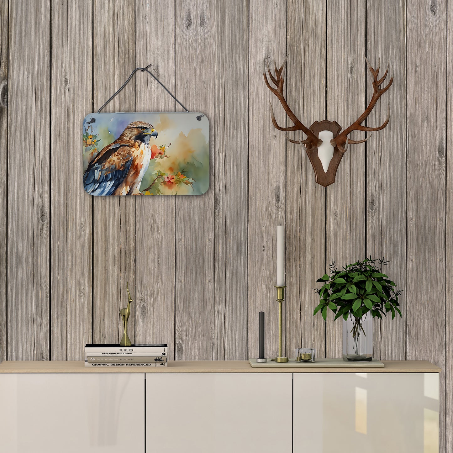 Hawk Wall or Door Hanging Prints