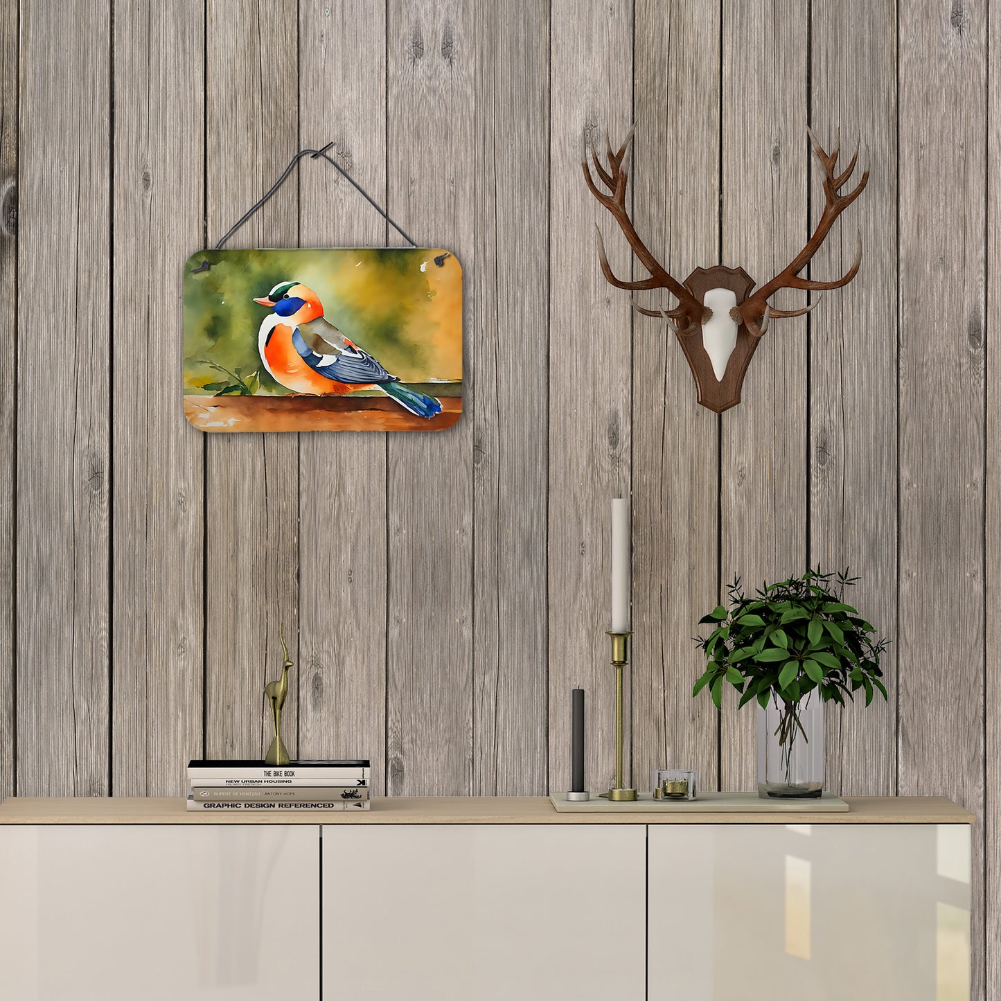 Mandarin Duck Wall or Door Hanging Prints