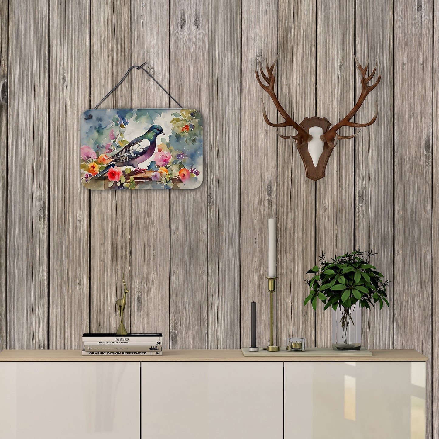 Pigeon Wall or Door Hanging Prints