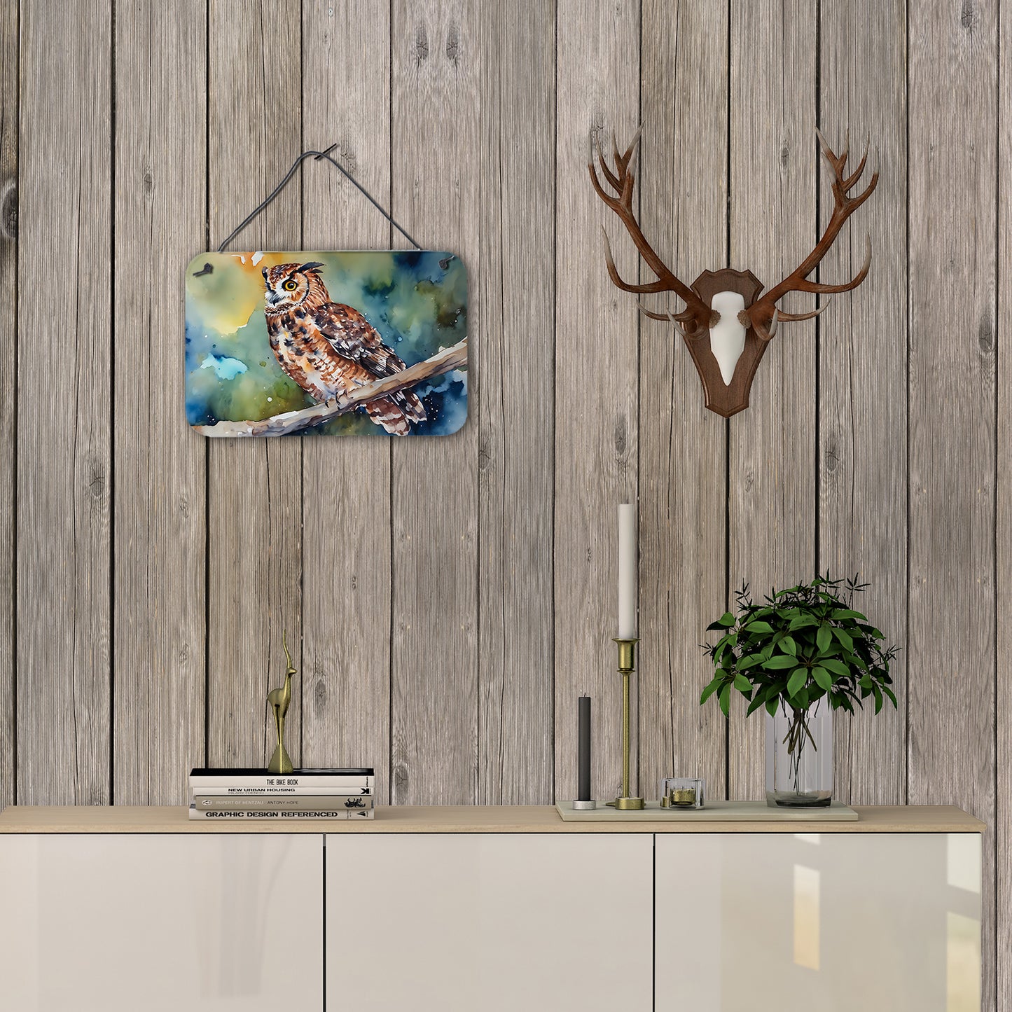 Tawny Owl Wall or Door Hanging Prints