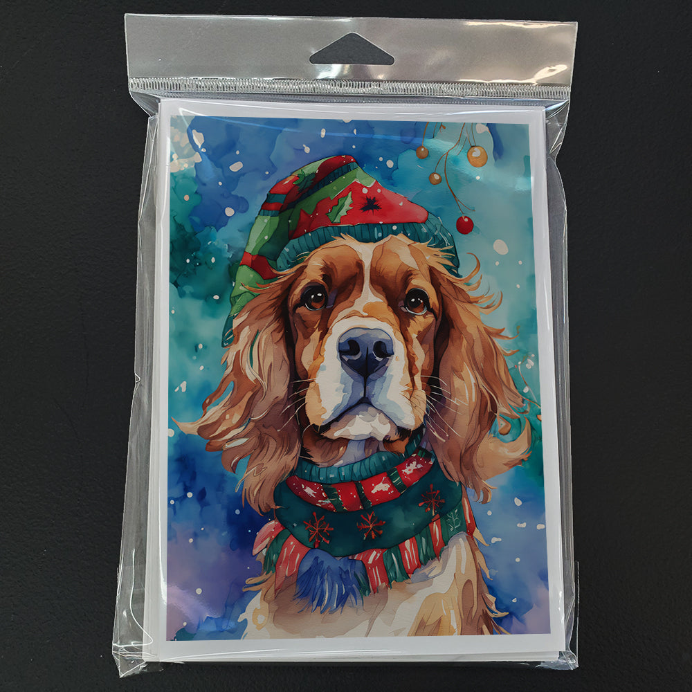 Cavalier Spaniel Christmas Greeting Cards Pack of 8