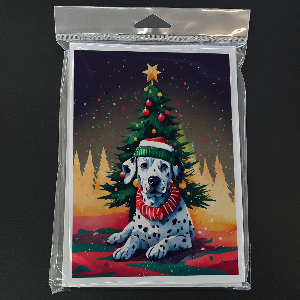 Dalmatian Christmas Greeting Cards Pack of 8
