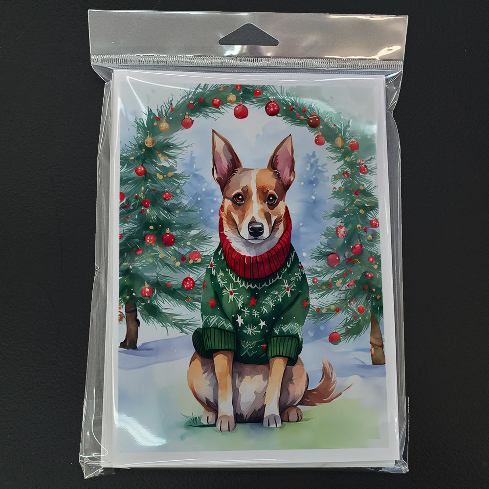 Lancashire Heeler Christmas Greeting Cards Pack of 8
