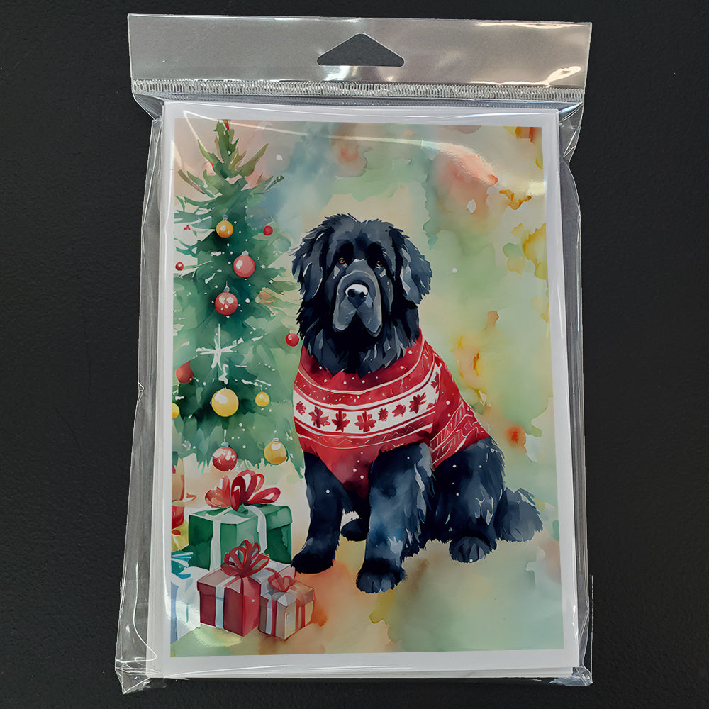 Newfoundland Christmas Greeting Cards Pack of 8