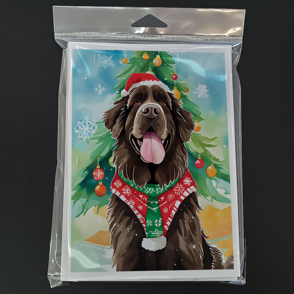 Newfoundland Christmas Greeting Cards Pack of 8