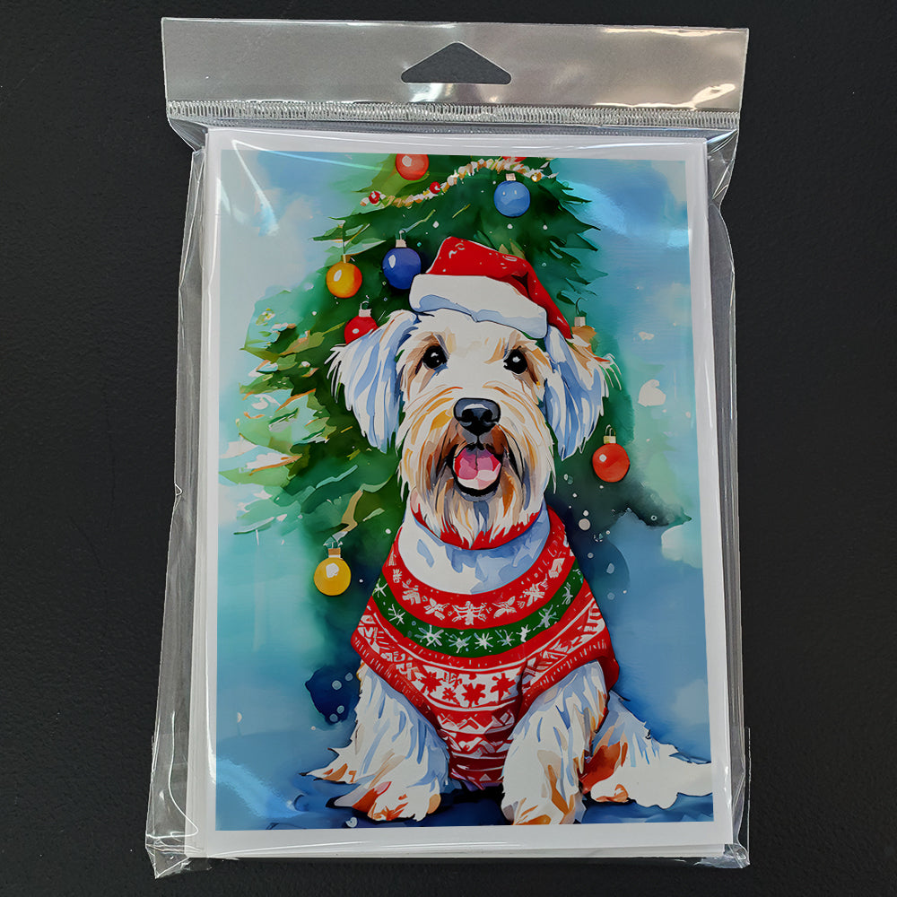 Sealyham Terrier Christmas Greeting Cards Pack of 8