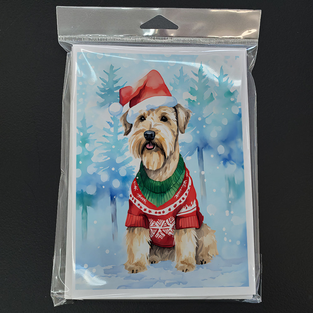 Wheaten Terrier Christmas Greeting Cards Pack of 8